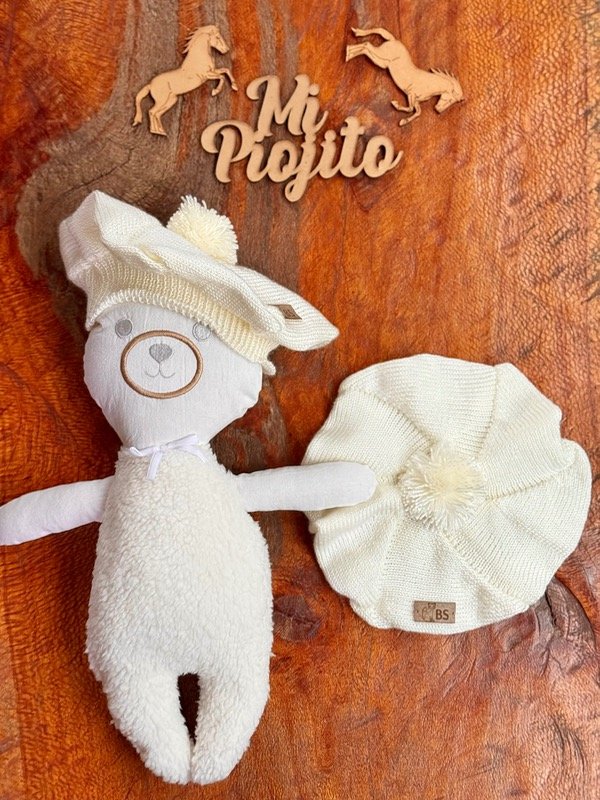 Producto - Boina Hilo Natural Pompón - 0