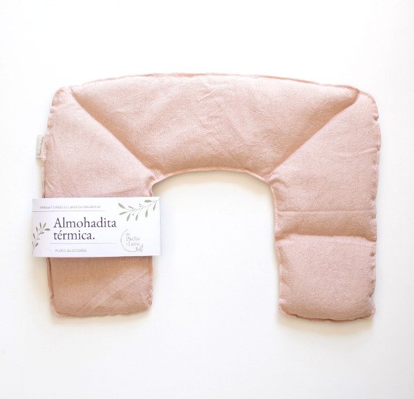 Producto - Almohadita Cervical PURO ALGODÓN Rosa Viejo - 0