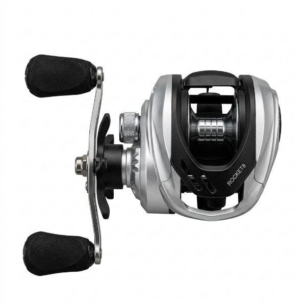 Producto - Reel Bait Top Fishing Rocket8 Silver 8 Rules Freno 5kg giro: 6.5:1 AMBAS MANIJAS - 2