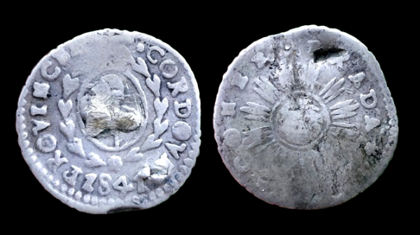 Producto - Confederación Provincia de Cordoba 1 Real 1841 CJ#35.1 (A14-R2)