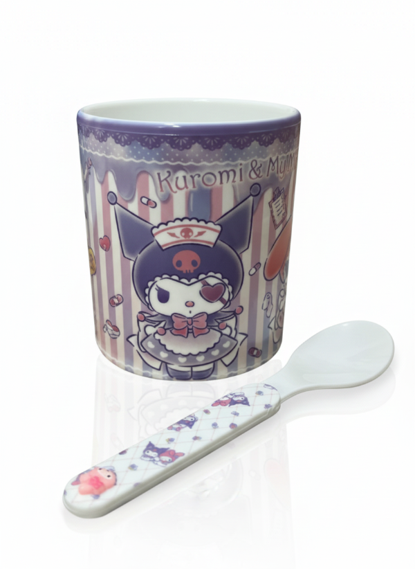 Producto - Set Taza plástica Kuromi y My Melody