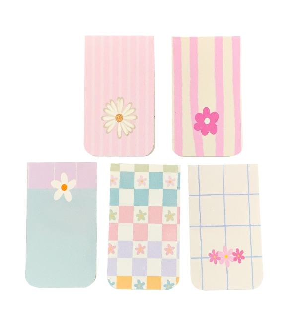 Producto - Señalador Imantado x5 Florcitas