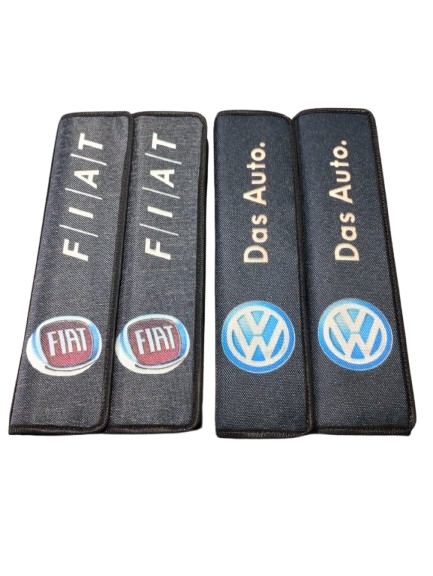 Producto - CUBRE CINTURONES CON LOGO DE MARCAS X JUEGO