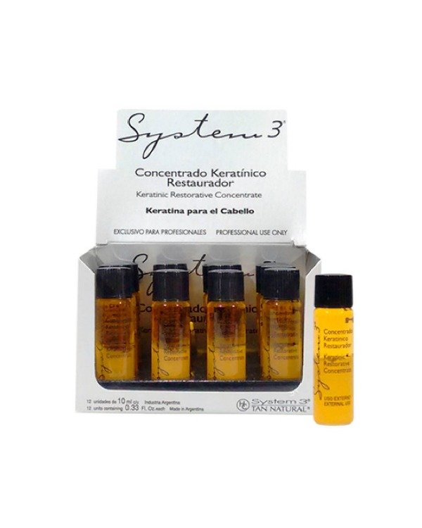 Producto - System 3 - Concentrado Keratinico Reparador 12u x 10ml
