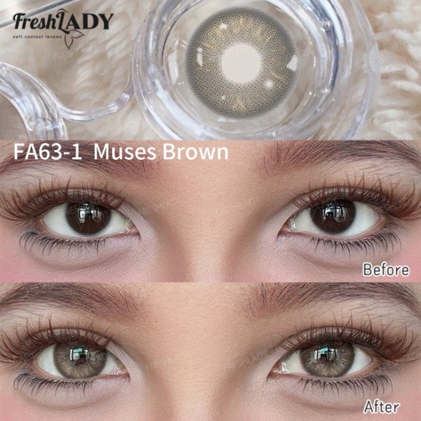 Producto - Lentes de contacto Freshlady Muses Brown FA63-1
