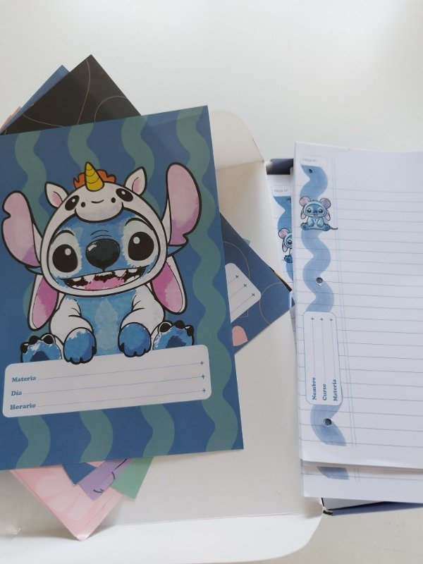 Producto - Repuesto de hojas Stitch x 480 hojas rayadas