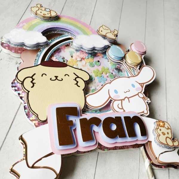 Producto - TOPPER 3D CON SHAKER PERSONALIZADO