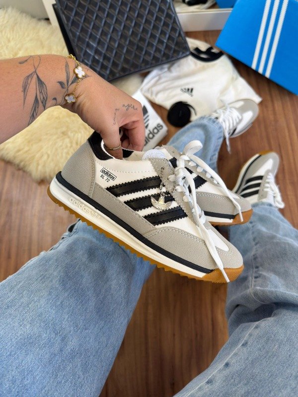 Producto - ADIDAS SL Blanco Negro Gris Premium