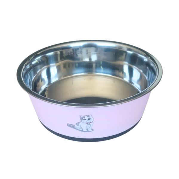 Producto - Comedero Acero Antideslizante Pintado 24039 Num 3 Pet Plast 7858235870461