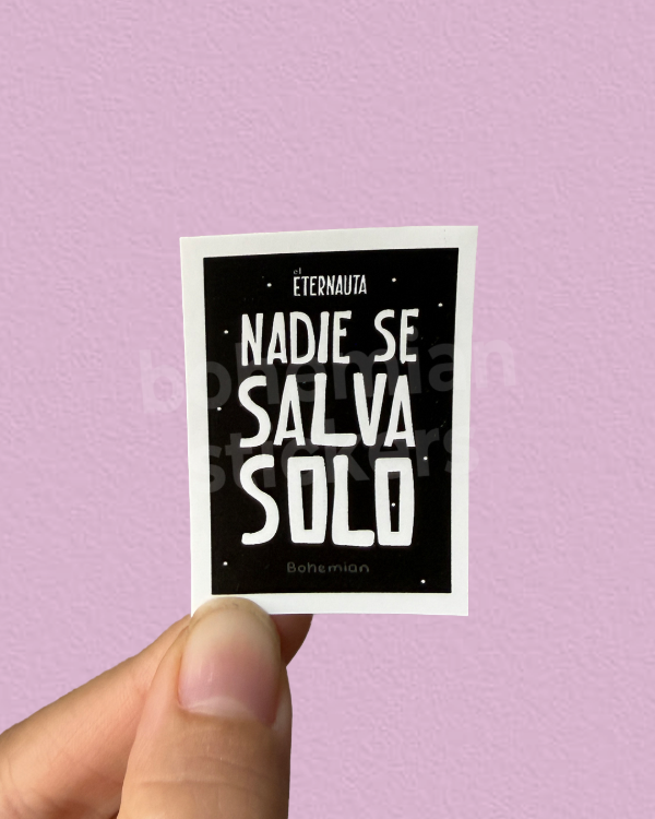 Producto - NADIE SE SALVA SOLO - Sticker individual El Eternauta (PREVENTA)