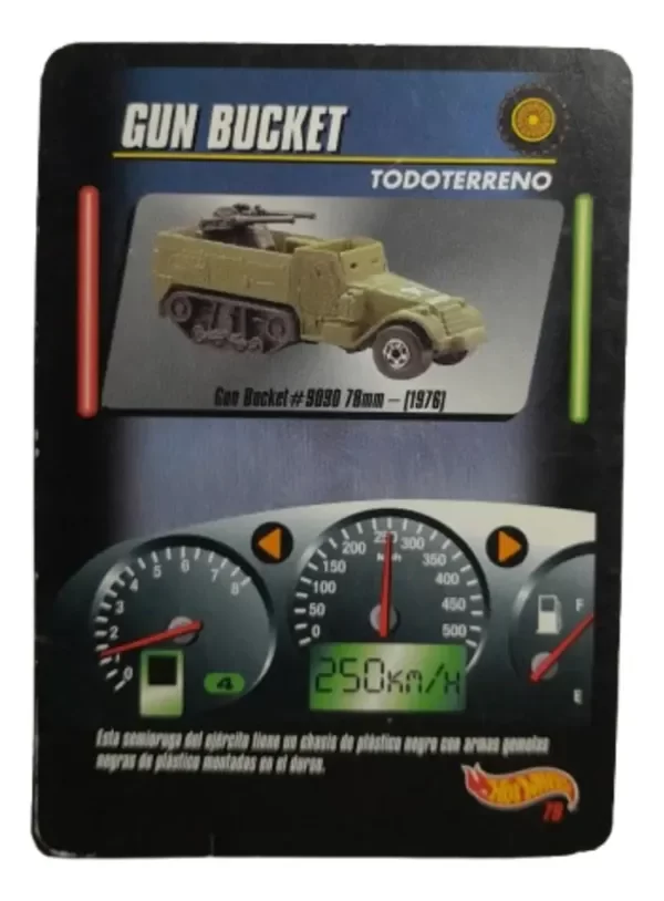 Producto - Hot Wheels Trading Card Carta De Coleccion Numero 79 (usado)