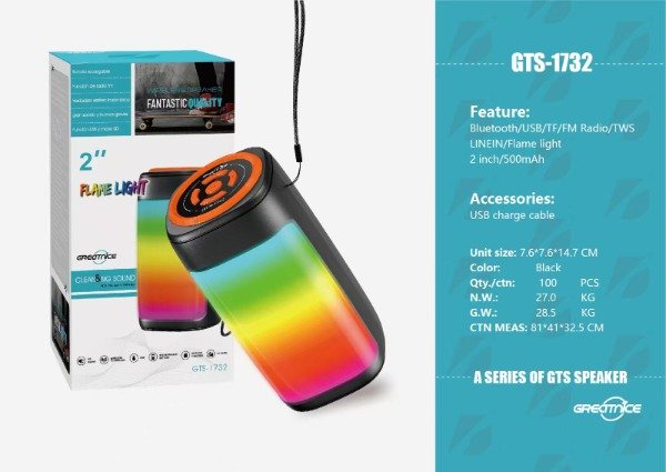 Producto - PARLANTE 2" COLORES - GREATNICE