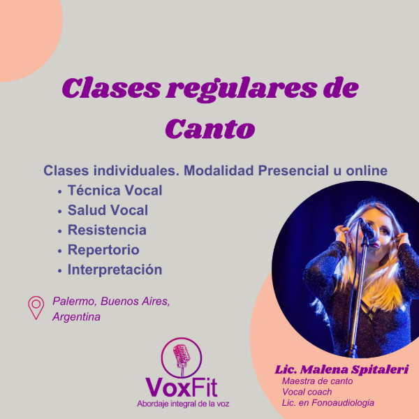 Producto - Clases de Canto regulares
