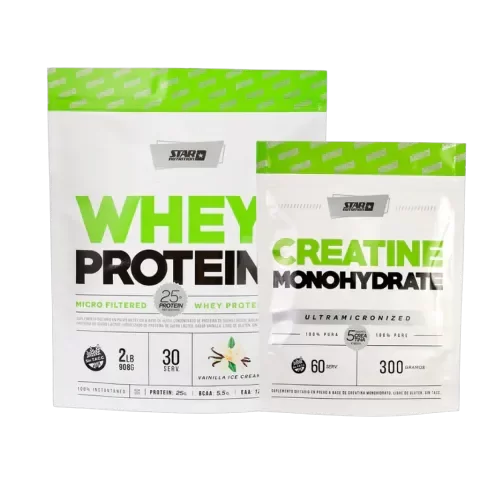 Producto - Combo STARTER (Whey Protein x2lb + Cretina x300gr DP)