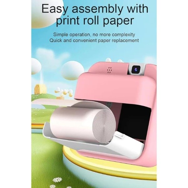 Producto - Cámara Infantil con Impresora Térmica + Lente Giratoria 180