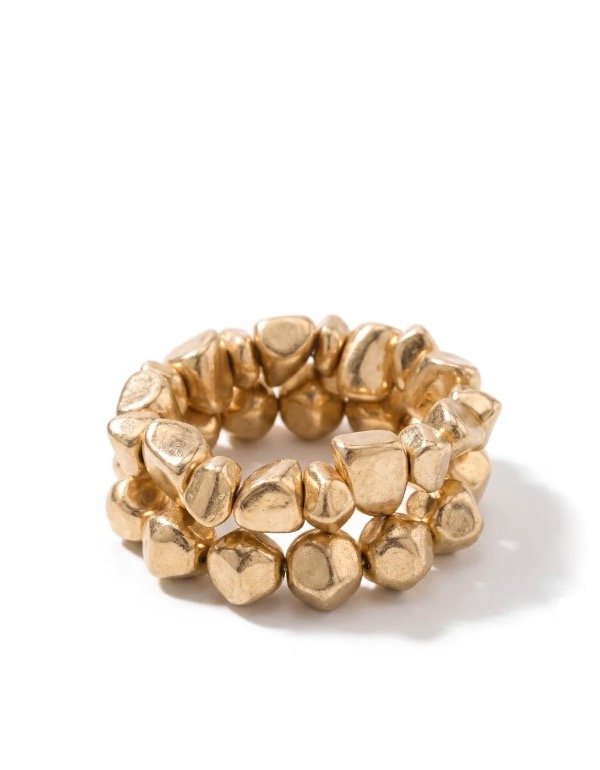 Producto - PACK 2 PULSERAS PIEDRAS IRREGULARES ( 2 colores) - 0