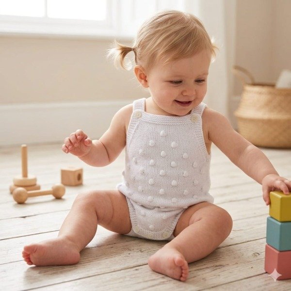 Producto - Body para bebés - 9 a 12 meses - Blanco