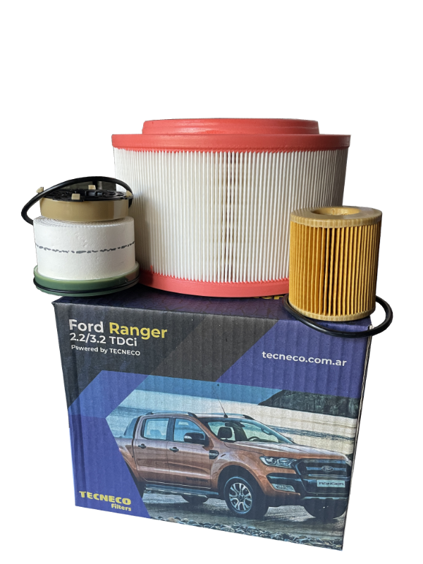 Producto - KIT4 - Kit De 3 Filtros Ford Ranger 2.2 / 3.2 TDCI (2013+)