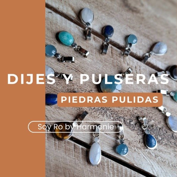 Producto - Dijes y Pulseras de Piedras pulidas