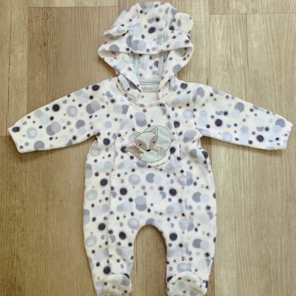 Producto - Enterito Polar Zorrito Celeste 3M