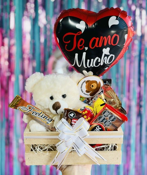 Producto - Canastita Osito + chocolates