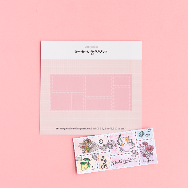 Producto - Sami Garra Troquel Sellos Postales correo bonito