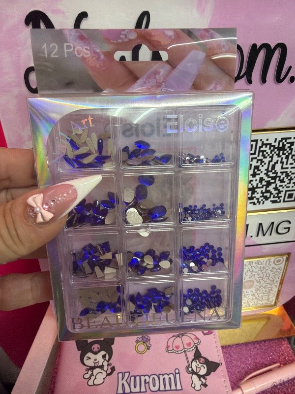 Producto - Strass con formitad azules eloise