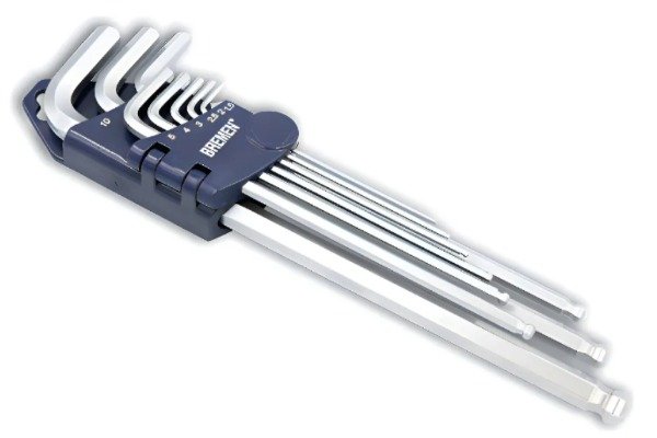 Producto - Llaves Allen extra largas cardanicas Bremen 9 piezas