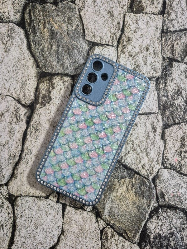 Producto - Funda rigida sirena Samsung A15 celeste
