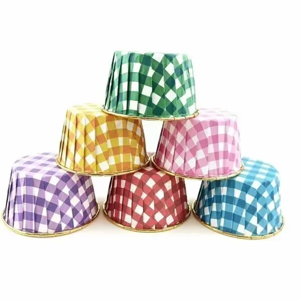 Producto - Pirotines cuadrille borde dorado x 10 u. CELESTE