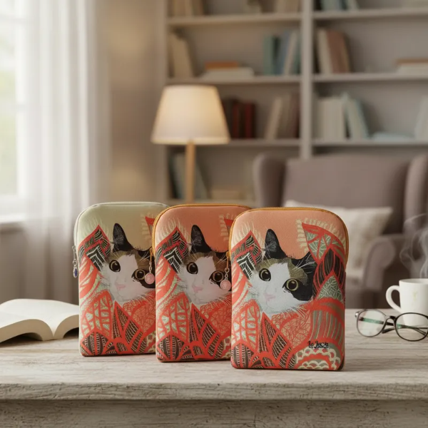 Producto - Funda kindle cierre Gatos Mystic