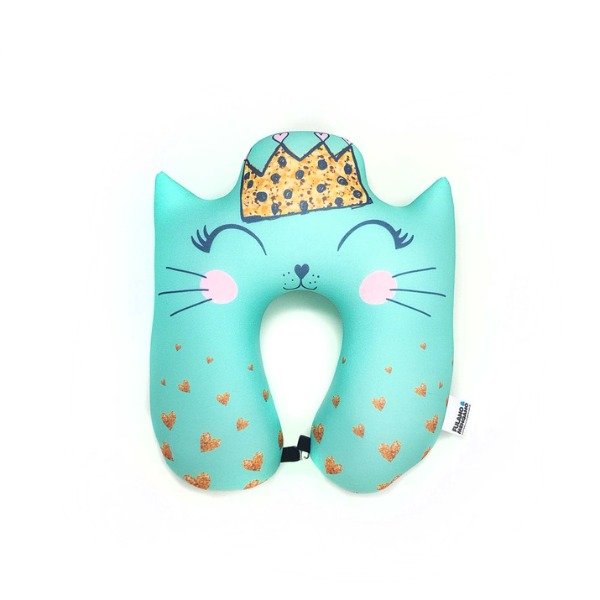Producto - ALMOHADON CUELLO DE VIAJE -  GATO CORONA