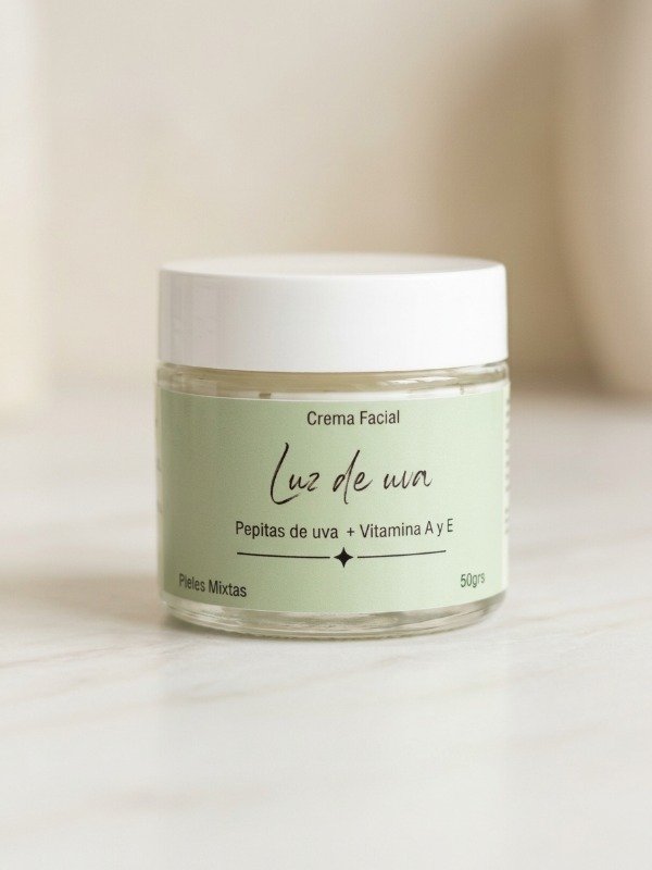 Producto - Crema Facial Luz de uva (piel mixta)