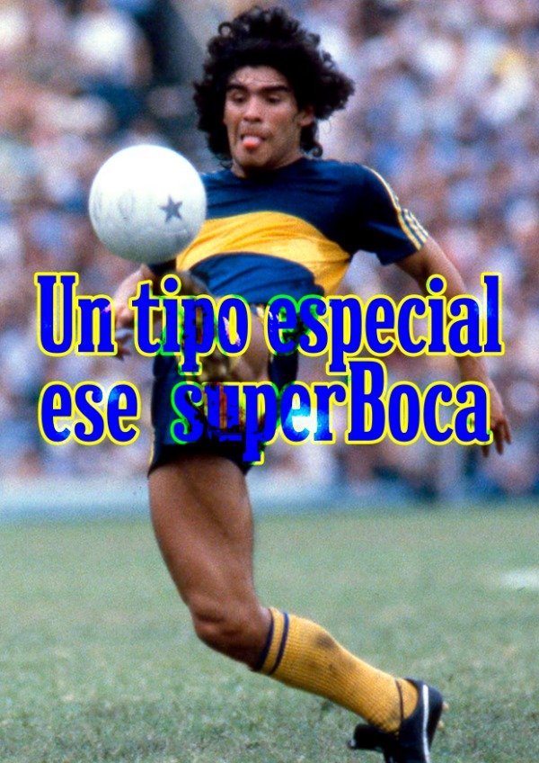 Producto - Un tipo especial ese superBoca