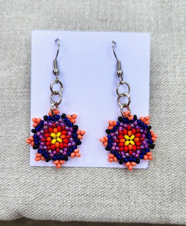 Producto - Aros mandalita rosa