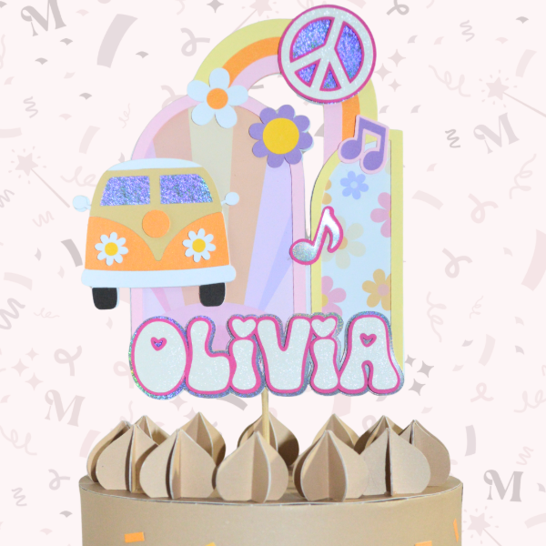 Producto - Cake topper "Groovy"