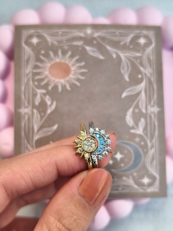 Producto - Anillos para compartir Sol y Luna - 3