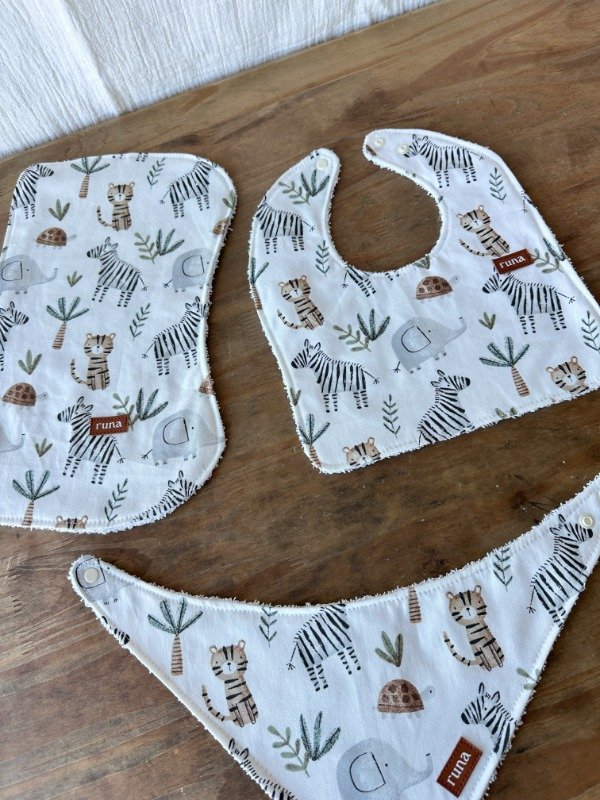 Producto - SET X3 TIGRES Y CEBRAS