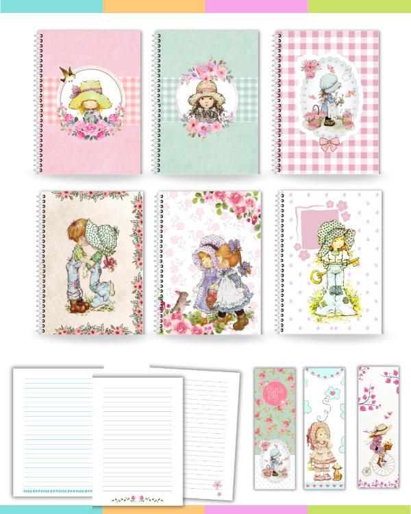 Producto - Set de Cuaderno A5 ( 6 modelos) + Hojas rayadas