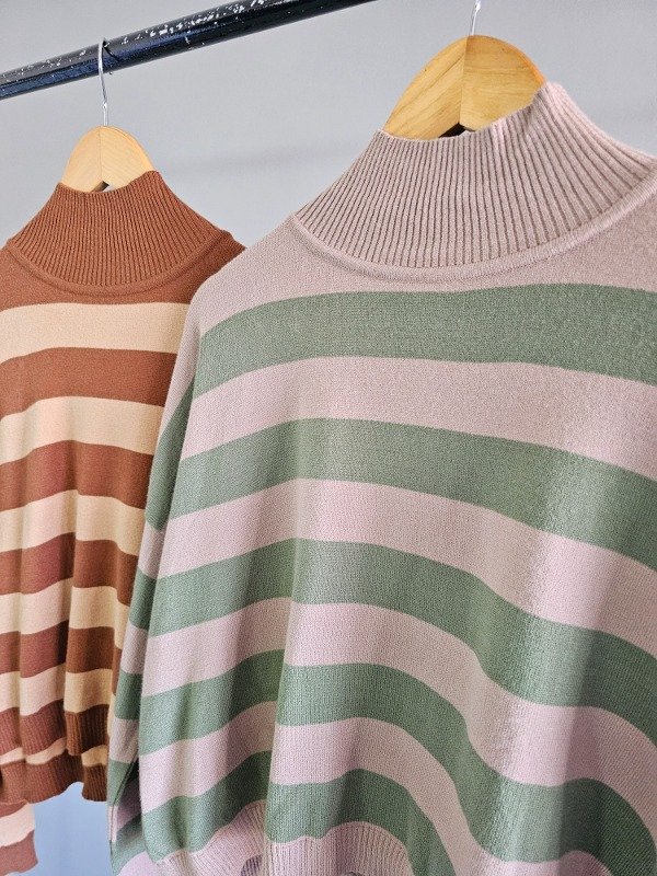 Producto - Sweater rayado polera bremer
