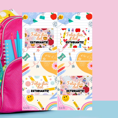 Producto - Tarjeta con chocolatin dia del estudiante