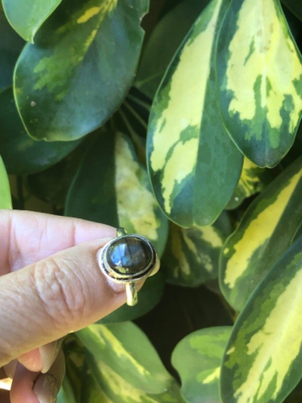 Producto - Anillo Hindu con labradorita