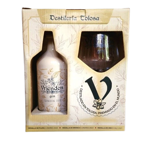Producto - Estuche Gin Vrienden London Dry