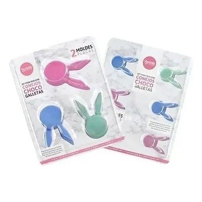 Producto - Set de placa choco conejo galleta x2