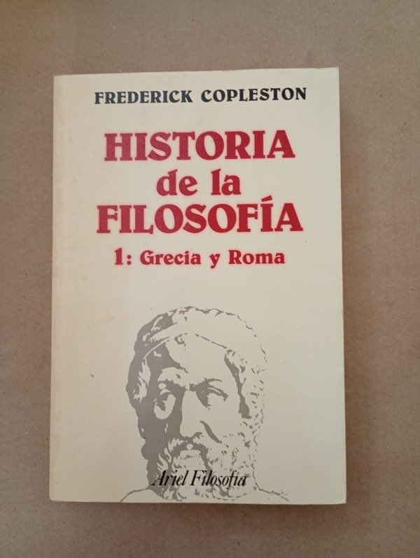 Producto - Historia de la filosofía 1 Grecia y Roma - Frederick Copleston - Ariel 2001