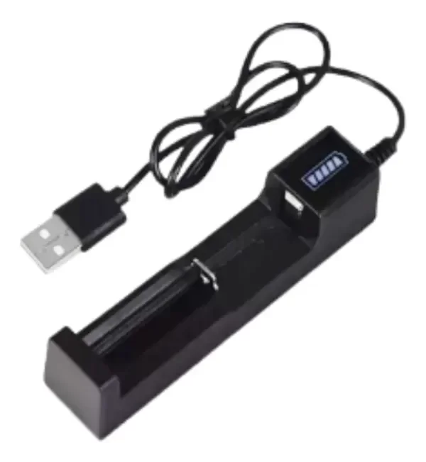Producto - Cargador De Pilas 18650 Baterias 5v Usb Litio
