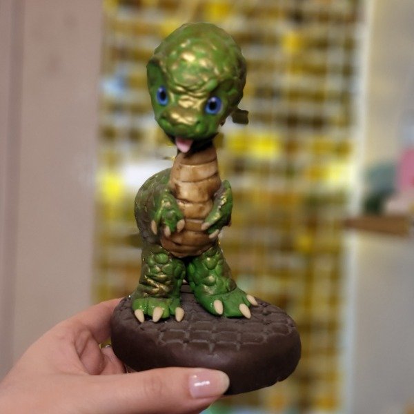 Producto - Decoración para torta en porcelana DINOSAURIO