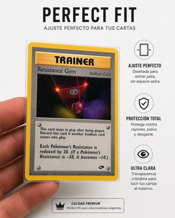 Producto - Cartarium Sleeves 64x89 Standard 100 Folios Individual  TCG Transparente MTG - 1