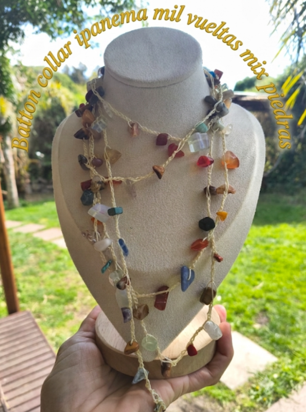 Producto - Collar mix piedras Ipanema mil vueltas - 0