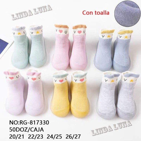 Producto - BOTITAS/MEDIA CON TOALLA (x6)